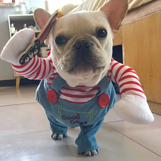 Śmieszne ubranko dla psów i kotów, kostium cosplay dla małych i średnich ras